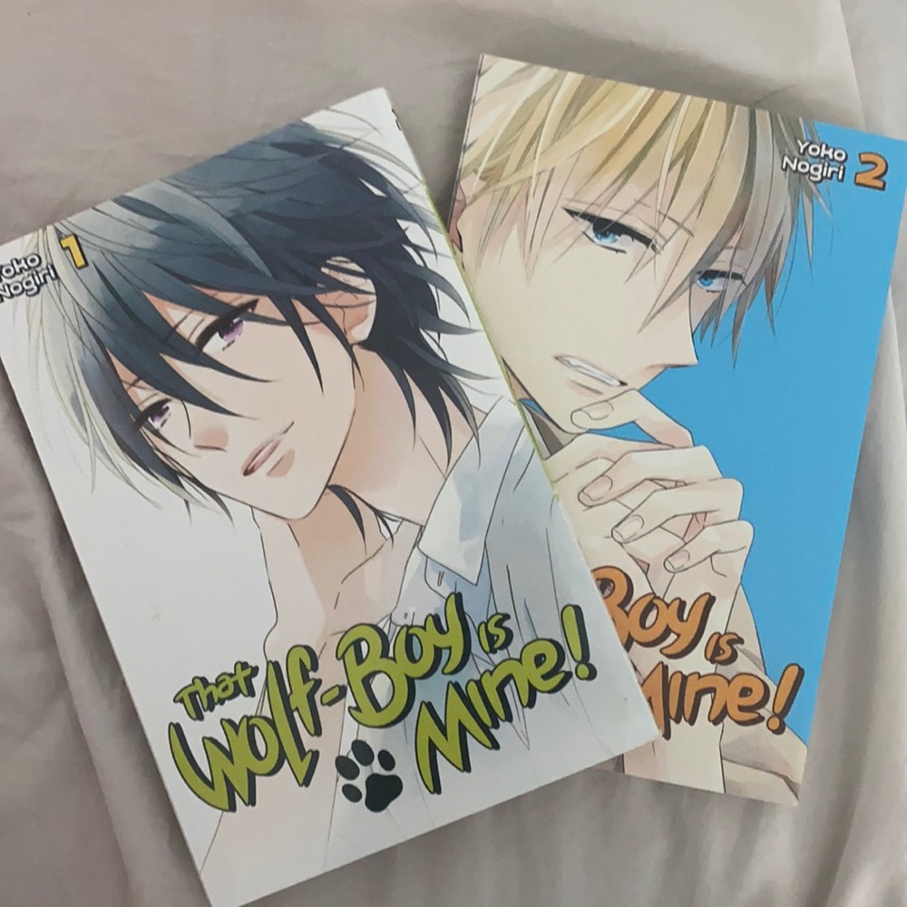 that wolf boy is mine manga set of volumes 1 and 2